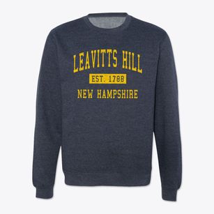 Leavitts Hill New Hampshire Classic Established Crewneck Sweatshirt