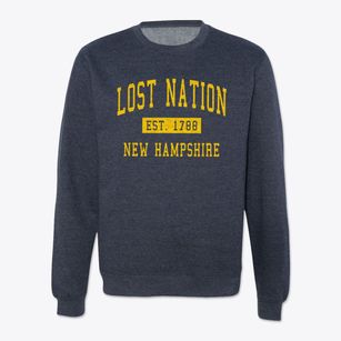 Lost Nation New Hampshire Classic Established Crewneck Sweatshirt