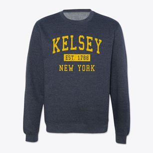 Kelsey New York Classic Established Crewneck Sweatshirt