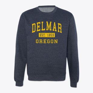 Delmar Oregon Classic Established Crewneck Sweatshirt