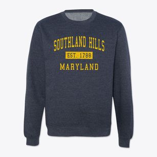 Southland Hills Maryland Classic Established Crewneck Sweatshirt