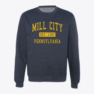 Mill City Pennsylvania Classic Established Crewneck Sweatshirt