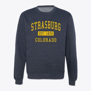 Strasburg Colorado Classic Established Crewneck Sweatshirt