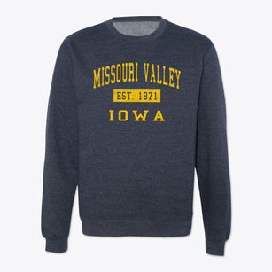 Missouri Valley Iowa Classic Established Crewneck Sweatshirt