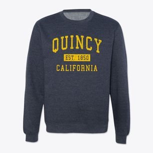 Quincy California Classic Established Crewneck Sweatshirt