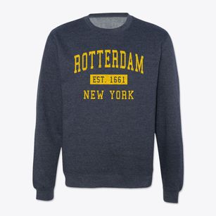 Rotterdam New York Classic Established Crewneck Sweatshirt