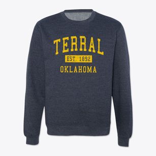 Terral Oklahoma Classic Established Crewneck Sweatshirt