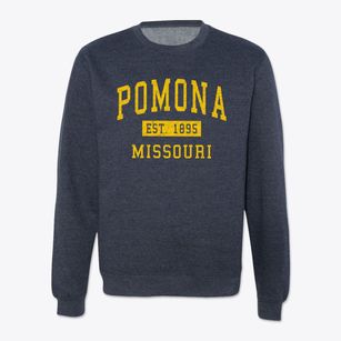 Pomona Missouri Classic Established Crewneck Sweatshirt