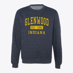 Glenwood Indiana Classic Established Crewneck Sweatshirt