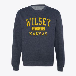 Wilsey Kansas Classic Established Crewneck Sweatshirt