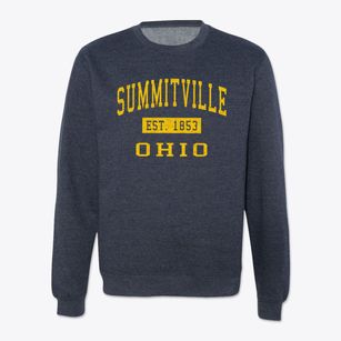 Summitville Ohio Classic Established Crewneck Sweatshirt