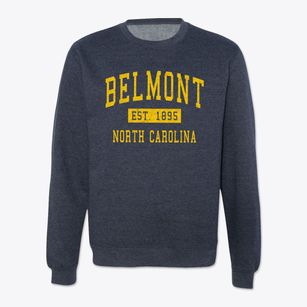 Belmont North Carolina Classic Established Crewneck Sweatshirt