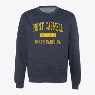 Point Caswell North Carolina Classic Established Crewneck Sweatshirt