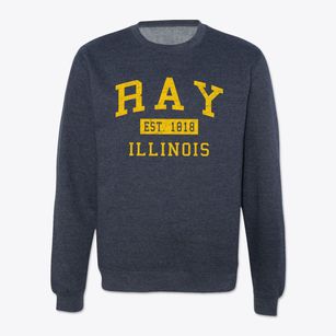 Ray Illinois Classic Established Crewneck Sweatshirt