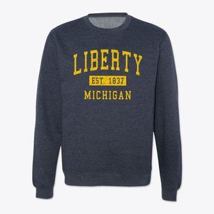 Liberty Michigan Classic Established Crewneck Sweatshirt