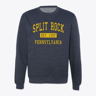 Split Rock Pennsylvania Classic Established Crewneck Sweatshirt