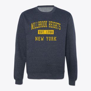Millbrook Heights New York Classic Established Crewneck Sweatshirt