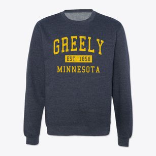 Greely Minnesota Classic Established Crewneck Sweatshirt