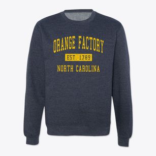 Orange Factory North Carolina Classic Established Crewneck Sweatshirt