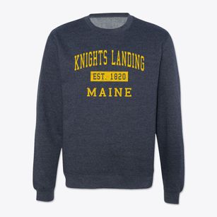 Knights Landing Maine Classic Established Crewneck Sweatshirt