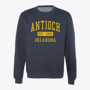 Antioch Oklahoma Classic Established Crewneck Sweatshirt