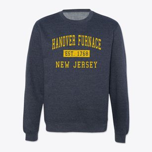 Hanover Furnace New Jersey Classic Established Crewneck Sweatshirt