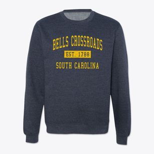 Bells Crossroads South Carolina Classic Established Crewneck Sweatshirt