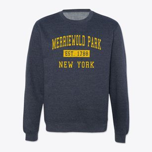 Merriewold Park New York Classic Established Crewneck Sweatshirt