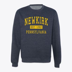 Newkirk Pennsylvania Classic Established Crewneck Sweatshirt