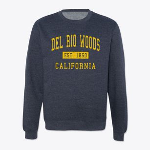 Del Rio Woods California Classic Established Crewneck Sweatshirt