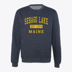 Sebago Lake Maine Classic Established Crewneck Sweatshirt