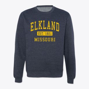 Elkland Missouri Classic Established Crewneck Sweatshirt