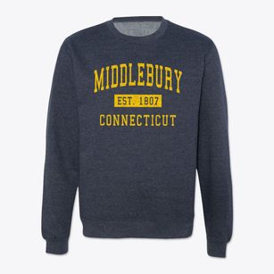 Middlebury Connecticut Classic Established Crewneck Sweatshirt