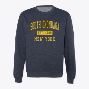 South Onondaga New York Classic Established Crewneck Sweatshirt