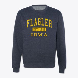 Flagler Iowa Classic Established Crewneck Sweatshirt