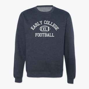 Early College High School Classic Football Crewneck Sweatshirt