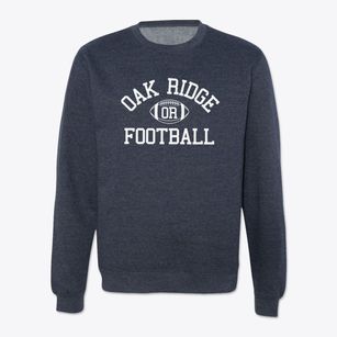 Oak Ridge High School Classic Football Crewneck Sweatshirt