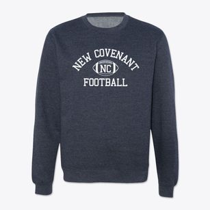 New Covenant School Classic Football Crewneck Sweatshirt