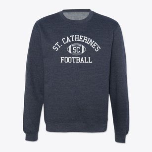 Saint Catherine's School Classic Football Crewneck Sweatshirt