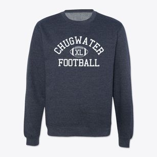 Chugwater School Classic Football Crewneck Sweatshirt