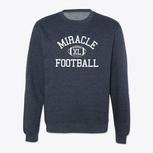 Miracle Baptist Christian School Classic Football Crewneck Sweatshirt