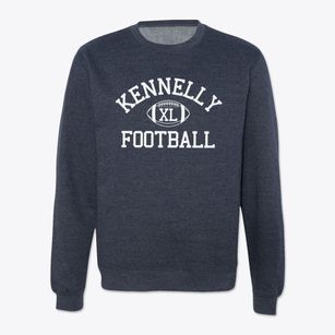 Kennelly School Classic Football Crewneck Sweatshirt