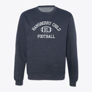Hansberry Child Parent Center Classic Football Crewneck Sweatshirt