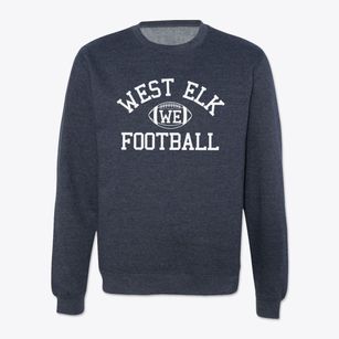 West Elk High School Classic Football Crewneck Sweatshirt