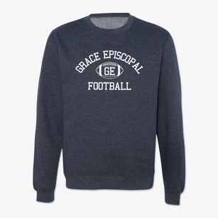 Grace Episcopal School Classic Football Crewneck Sweatshirt