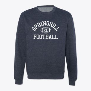 Springhill Junior High School Classic Football Crewneck Sweatshirt