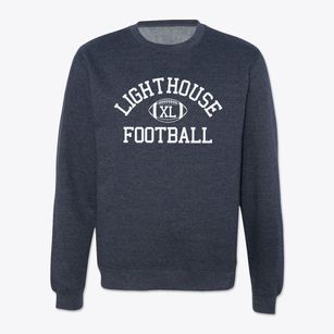 Lighthouse Christian High School Classic Football Crewneck Sweatshirt