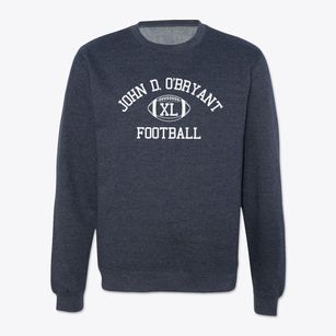 John D. O'bryant School Of Math & Science Classic Football Crewneck Sweatshirt