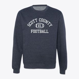 Scott County R3 High School Classic Football Crewneck Sweatshirt