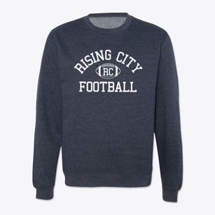 Rising City School Classic Football Crewneck Sweatshirt